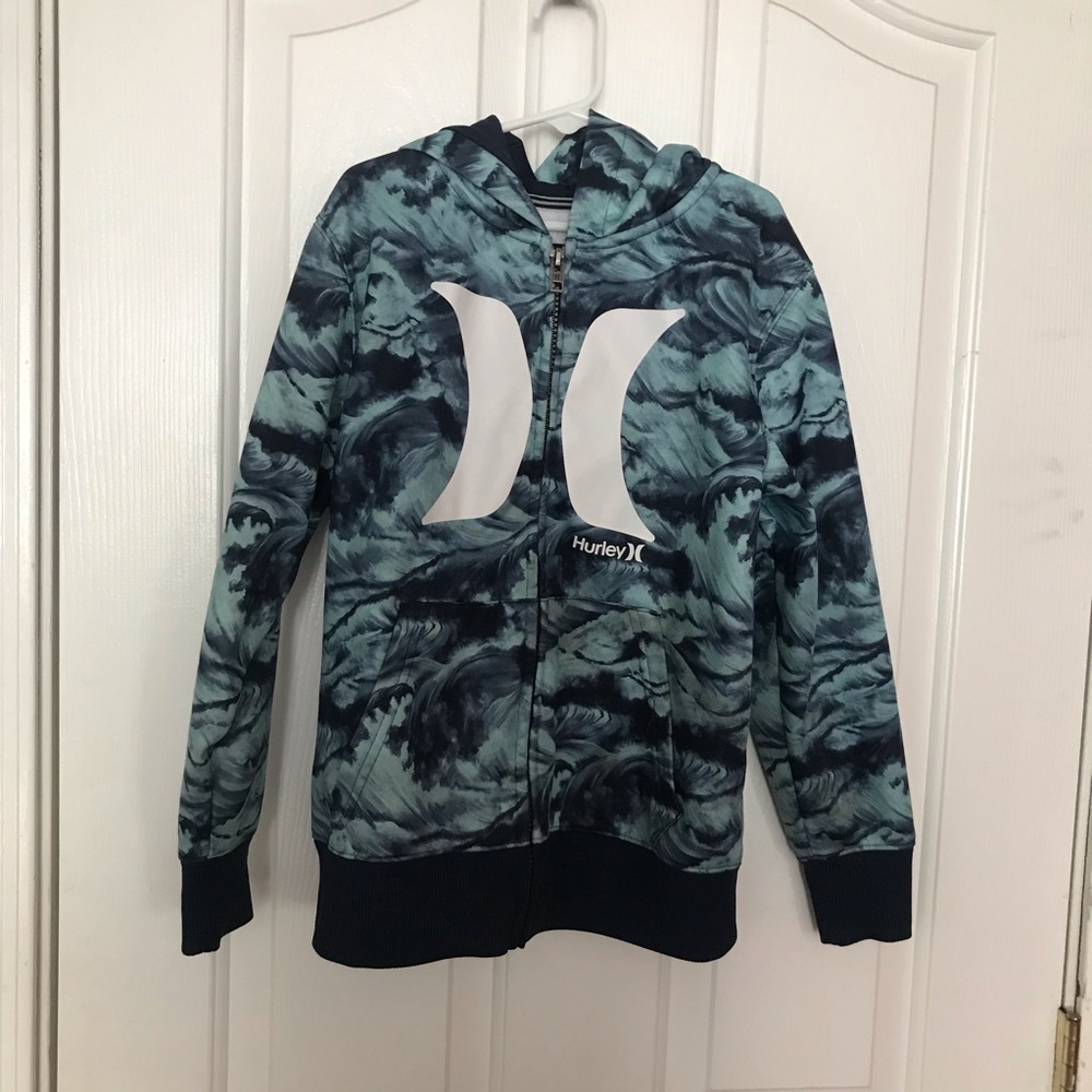 2/$20 Hurley Boys Small (8) Hoodie Jacket